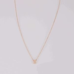 Initial Letter Z Necklace